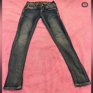 Rock Revival Dark Blue Women's Skinny Jeans